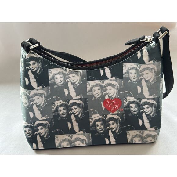 I Love Lucy Black Handbag Purse- Style #2023 Lucy & Ethel - Picture 1 of 4